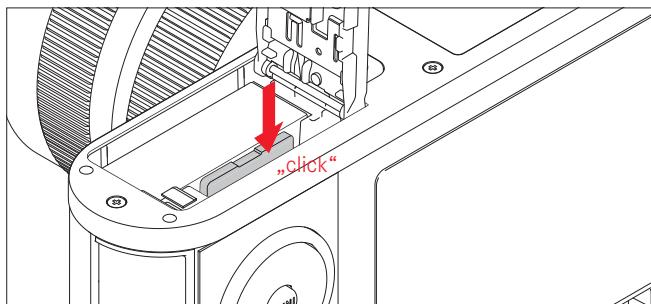 LEICA TL 2 - Insertion de la carte mémoire - 2