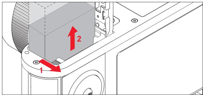 LEICA TL 2 - Batterij verwijderen - 1