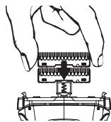 WAHL 3615-0470 - 3615-1016 - TO REMOVE CUTTER BAR - 5