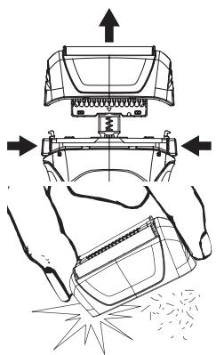 WAHL 7061-117 - Be careful not to tap the foil. - 1