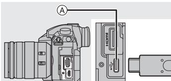 PANASONIC LUMIX DC-G91 - Свържете фотоапарата и компютъра с USB свързващия кабел (предоставен). - 1
