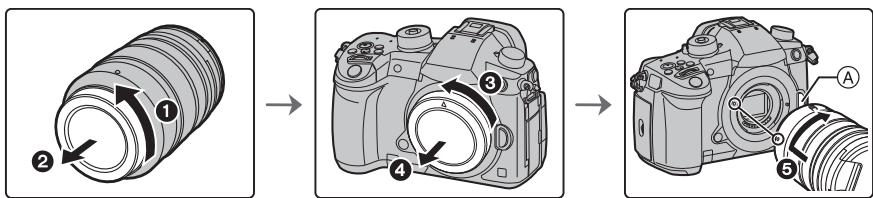 PANASONIC LUMIX DC-G91 - Поставяне/сваляне на обектива - 1