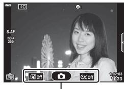 OLYMPUS OM-D E-M1 - MENU → ⚙ → D2 → [Régl. par défaut ▶Q] - 2
