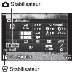OLYMPUS OM-D E-M1 - Réduction des tremblements de l'appareil photo (Stabilisateur) - 1