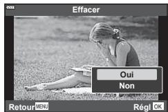 OLYMPUS OM-D E-M1 - Effacement des images - 2
