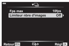OLYMPUS OM-D E-M1 - MENU → ⚙ → 📊 → [Réglages 📄L]/[Réglages 📄H] - 5