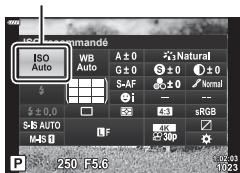 OLYMPUS OM-D E-M1 - Appuyez sur le bouton Ⓞ. - 1