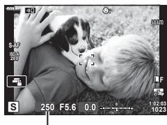 OLYMPUS OM-D E-M1X - ■ Ajustement des réglages en mode A - 10