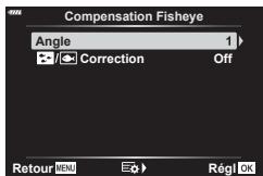 OLYMPUS OM-D E-M1X - MENU  #  [Compensation Fisheye] - 3