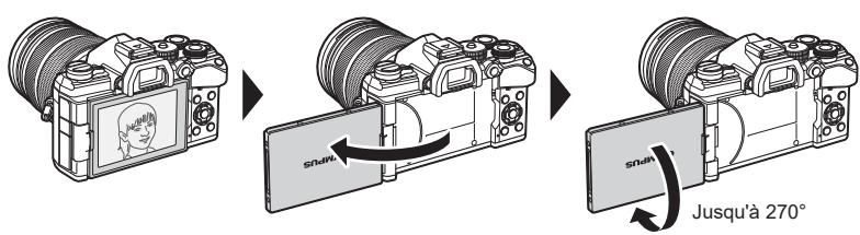 OLYMPUS OM-D E-M1X - Utilisation de l'écran - 2