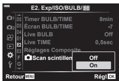 OLYMPUS OM-D E-M1X - MENU  日 [Scan scintillage] - 2