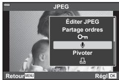 OLYMPUS OM-D E-M1X - Suppression de toutes les images ou de certaines images d'une demande d'impression - 1