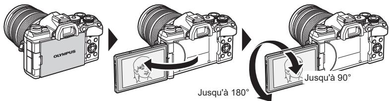 OLYMPUS OM-D E-M1X - Utilisation de l'écran - 1