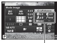 OLYMPUS OM-D E-M1X - ■ Options du mode Image - 3