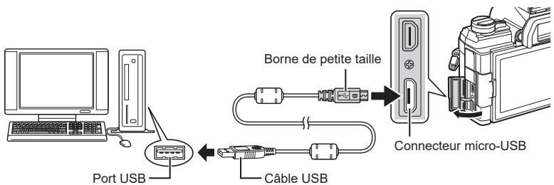 OLYMPUS OM-D E-M1X - Connexion de l'appareil photo à un ordinateur - 1