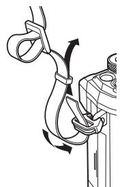 OLYMPUS OM-D E-M1X - Comment fixer la sangle - 2