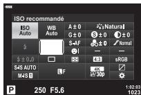 OLYMPUS OM-D E-M1X - Super panneau de commande (photographie au viseur) - 3