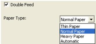 Double Feed Paper Type: Normal Paper Thin Paper Normal Paper Heavy Paper Automatic