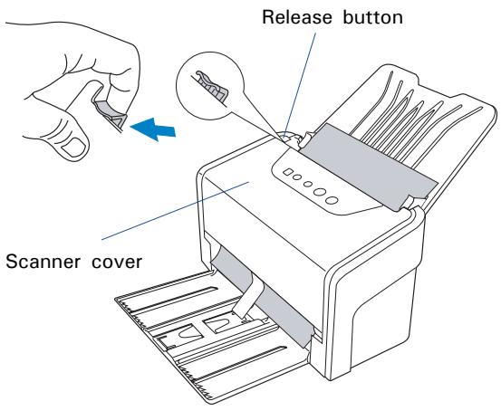 Release button Scanner cover