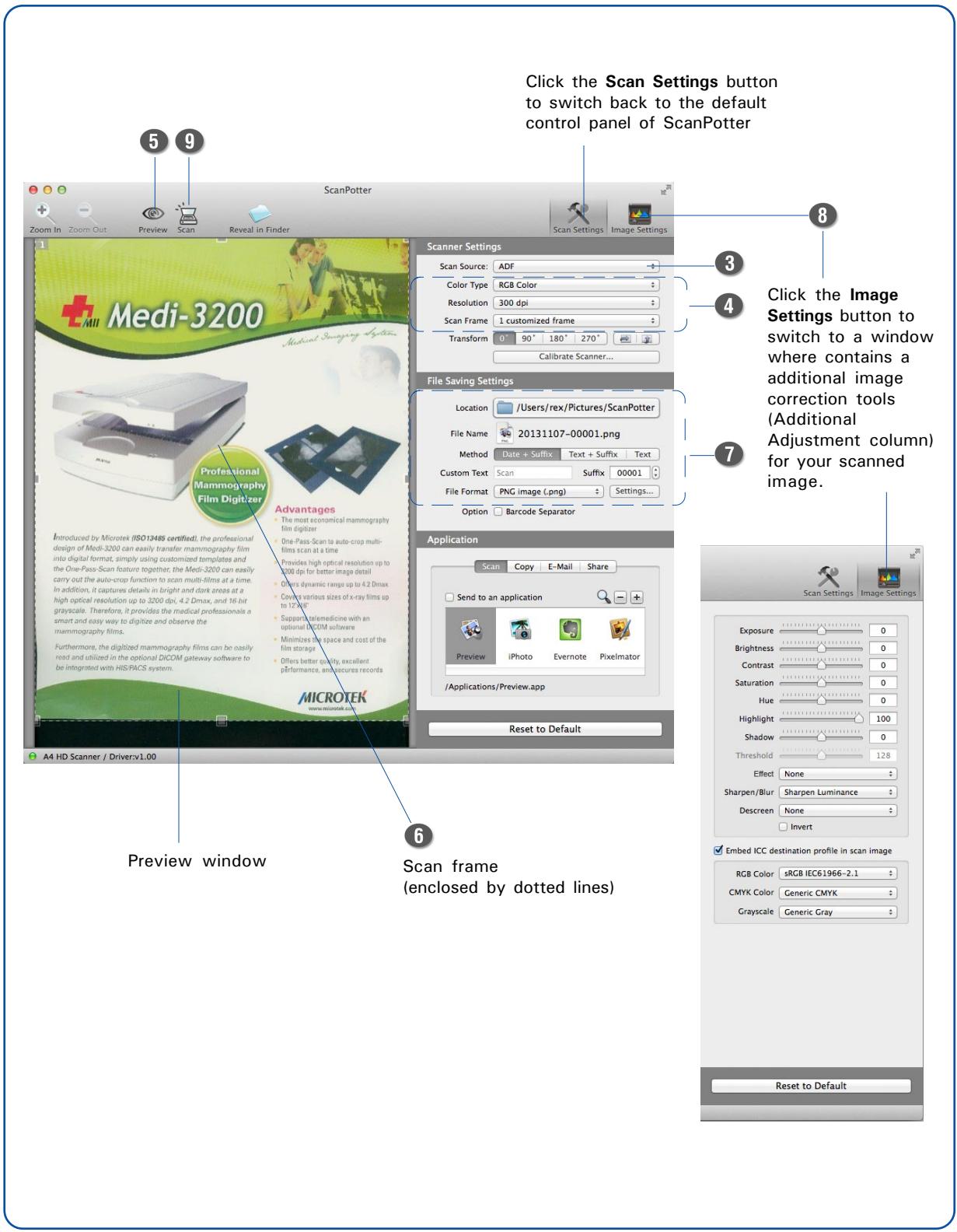 MICROTEK ARTIXSCAN DI 6240S - Basic Scanning for Mac Users - 1