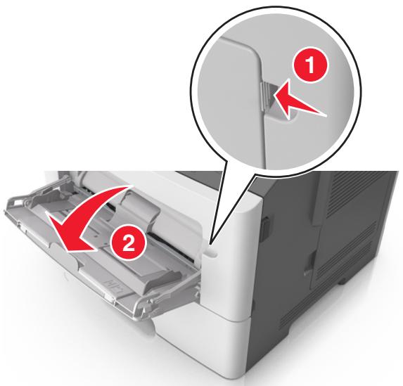 LEXMARK X925DE - Alimentation du chargeur multifonction - 1
