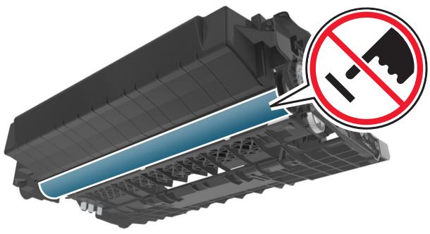 LEXMARK X746DE - X748DE - Bourrage papier derrière la porte avant - 4