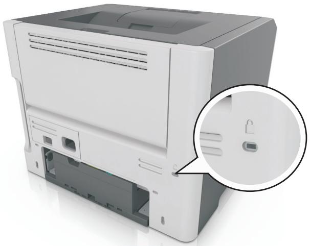 LEXMARK X746DE - X748DE - Utilisation de la fonction de verrouillage - 1