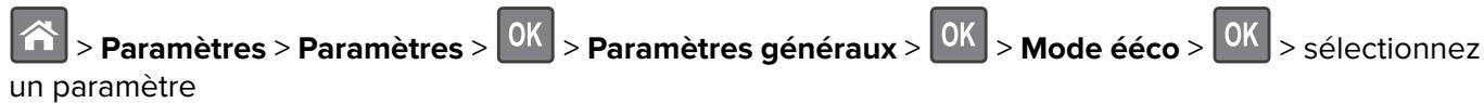 LEXMARK B2650DW - Utilisation du mode Eco - 1