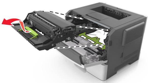LEXMARK C2425DW - Bourrage papier derrière la porte avant - 3