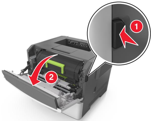 LEXMARK C2425DW - Remplacement de la cartouche de toner - 1