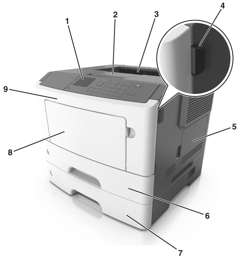 LEXMARK C2425DW - Modèles d'imprimante MS315 et MS415 - 1