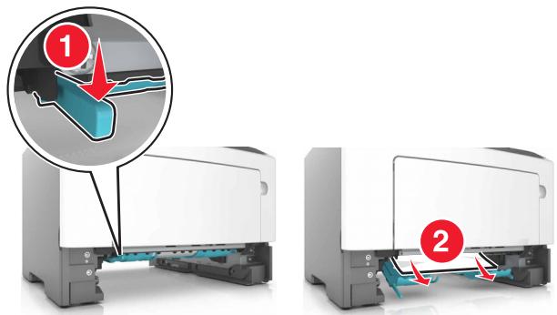 LEXMARK MS417DN - Bourrage papier dans l'unité d'impression recto verso - 2