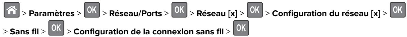 LEXMARK MS417DN - Connexion de l'imprimante à l'aide de l'assistant de configuration sans fil - 1