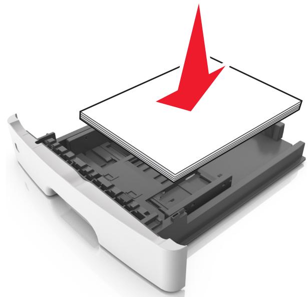 LEXMARK MS417DN - Chargez le papier correctement - 2