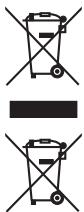 KENWOOD TH 46E - Information sur l'élimination des anciens équipements électriques et électroniques et piles électriques (applicable dans les pays de l'Union Européenne qui ont adopté des systèmes de collecte sélective) - 1