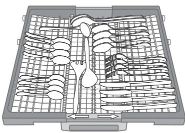 HOTPOINT HIO3T21WE - Compartimentà couvert - 1