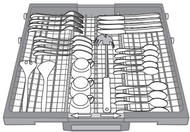HOTPOINT HIO3T21WE - Compartimentà couvert - 2