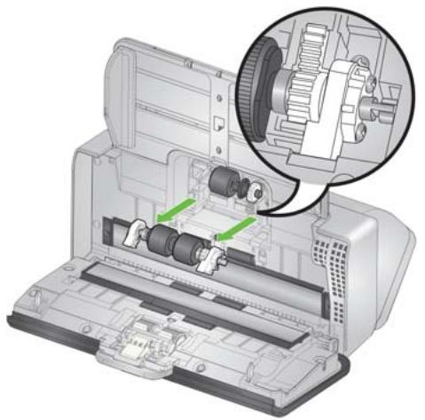KODAK I2900 - Remplacement du rouleau d'alimentation - 3