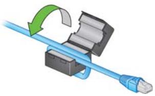 KODAK ALARIS I1190 - Installation du tore de ferrite (pour Ethernet uniquement) - 2