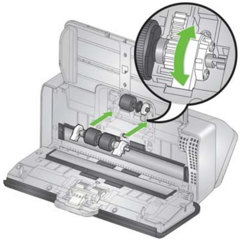 KODAK ALARIS S2070 - Remplacement du rouleau d'alimentation - 5