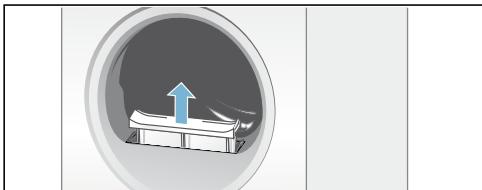 BOSCH WTN85228FF - Nettoyez le filtre à peluches - 1