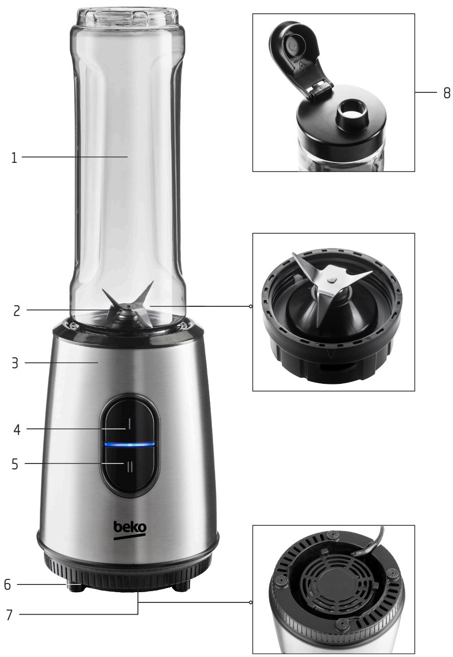 BEKO TBP7354X - Información general - 1