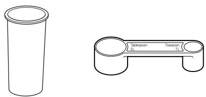 PANASONIC CROUSTINA SD-ZF2010KXF - Bicchiere dosatore & Cucchiaio dosatore - 1