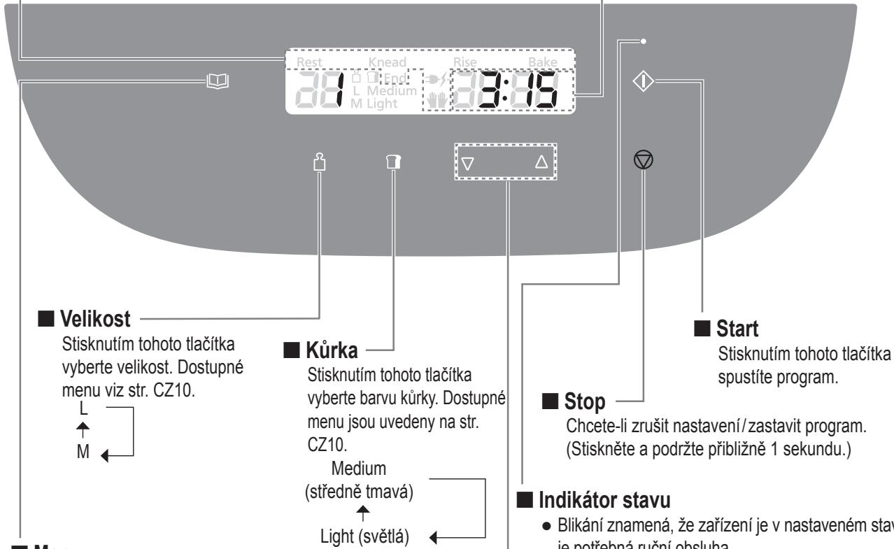 PANASONIC CROUSTINA SD-ZF2010KXF - ■ Zobrazení času - 1