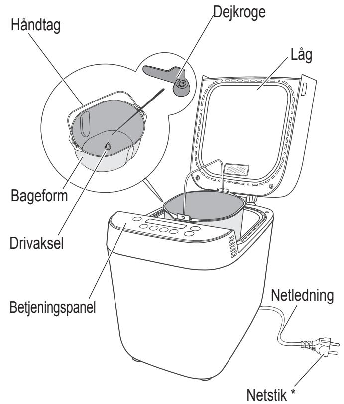 PANASONIC CROUSTINA SD-ZF2010KXF - Hovedenhed &amp; Tilbehør - 1