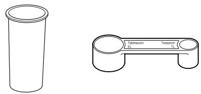 PANASONIC CROUSTINA SD-ZF2010KXF - Kubek z miarką i łyżeczka do odmierzania - 1