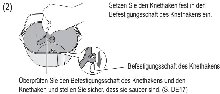PANASONIC CROUSTINA SD-ZF2010KXF - Vorbereitung - 2