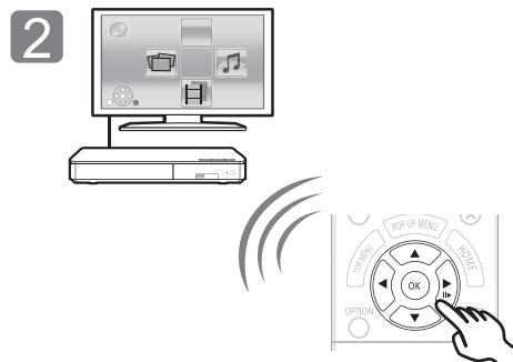 PANASONIC DP-UB450EG-K - KROK: Přehrávání disku - 2