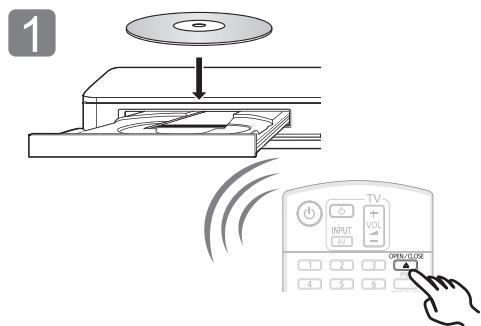 PANASONIC DP-UB450EG-K - KROK: Přehrávání disku - 1