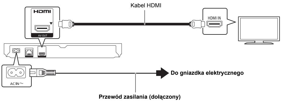 PANASONIC DP-UB450EG-K - KROK 1 : Podłęczenia do telewizora - 1